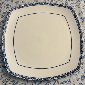 Ralph Lauren Mandarin Blue Square Plate